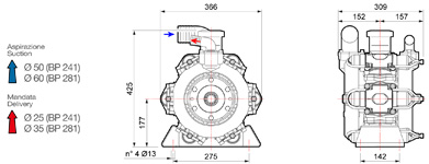 Comet BBP 241 - 281 K - BP 251 HS Spare Parts