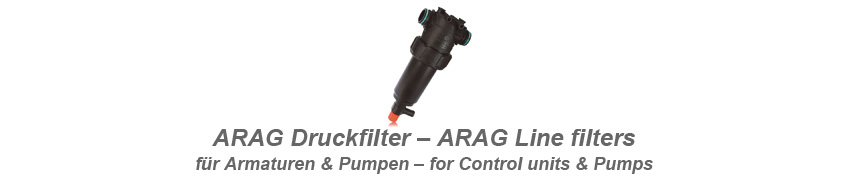 Pressure filter from Arag