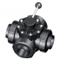 Preview: SAFI Ball Valve 5-way Serie 1003 DN50 with thread