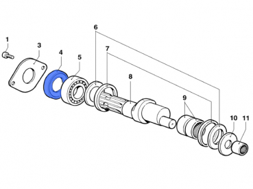 Oil seal spare parts for BP 105 - 125