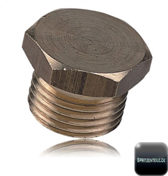 Sealing plug with external thread