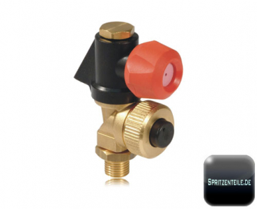 Arag Brass Nozzle Holder with diaphragm check valve