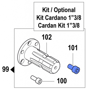 Screw 3609015700 for Comet Pump APS 96