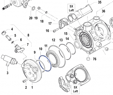 O-Ring 1210020600 for Comet Pump APS 96