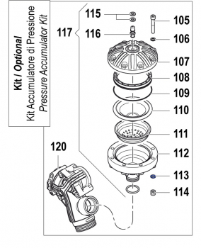 Washer for Comet pump BPS 300