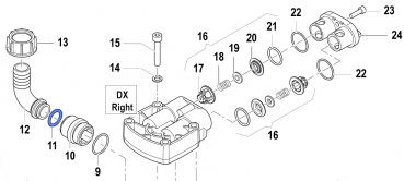 O-Ring 1210004800 for Comet Pumps APS 31-41