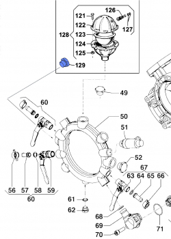 Plug 3202011300 for Comet Pumps IDS 1501-1701-2001