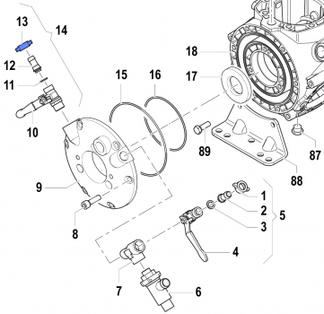 Wing Nut 1200003800 for Comet Pumps APS 101-121