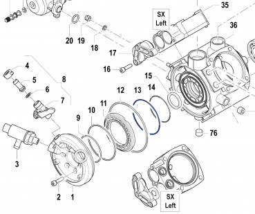 O-Ring 1210034500 for Comet Pump APS 96