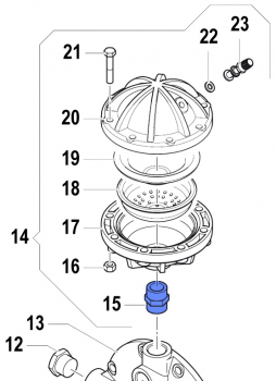 Nipple 2000002400 for Comet Pump APS 145