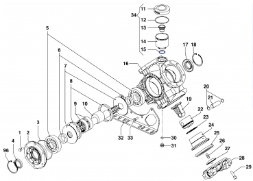 O-Ring 1210035700 for Comet Pumps IDS 1501-1701-2001