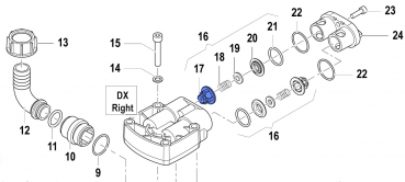 Valve Cage 1205003500 for Comet Pumps APS 31-41