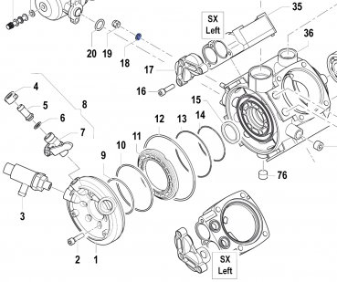 Washer 2811000400 for Comet Pump APS 96