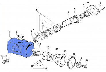 Comet Pump crankcase BP 60 K