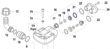 O-Ring 1210045100 for Comet Pumps APS 31-41