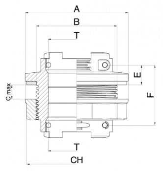 Preview: Arag Drain union with 2x T7 | T9 fork coupling