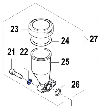 22 Washer 2811000400 for Comet Pumps APS 51-61-71