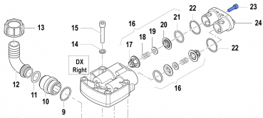Screw 3609003200 for Comet Pumps APS 31-41