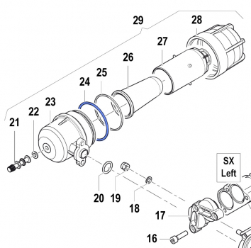 O-Ring 1210016500 for Comet Pump APS 96