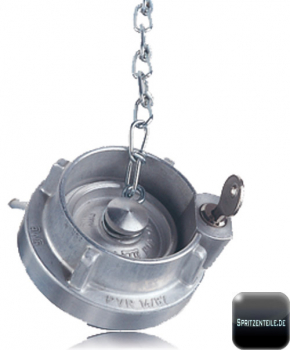 STORZ blank cap with lock aluminum