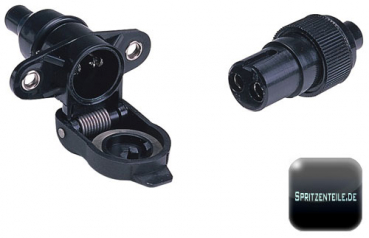 Arag Power socket and plug 2 pin