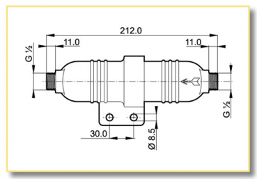 Preview: Arag filter element for torpedo filters
