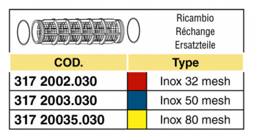 Preview: Arag suction filter with fork connection - series 317 with valve