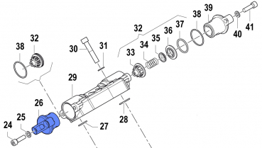 Plug 3202021800 for Comet Pump APS 145