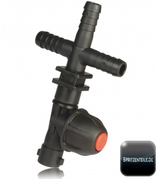 Arag nozzle holder with triple hose connection