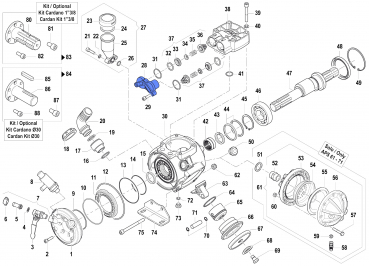 Plug 3202019700 for Comet Pumps APS 51-61-71