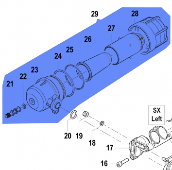 Pressure Accumulator Kit 1225001300 for Comet Pump APS 96