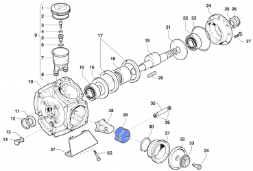 Piston 2409009600 for Comet Pump BP 205 K