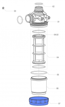 Arag Filter Cap Nut 310000040 for Series 312+310