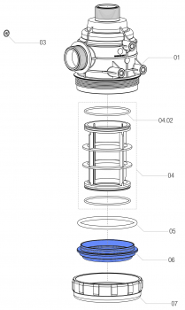 Arag Filter Bowl 3132000020 series 313