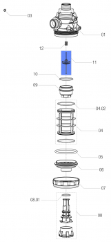 Arag Valve Lower 3132400080 for Filter Serie 313