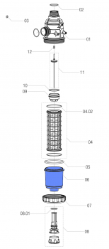 Arag Filter Bowl 3142400020 series 314