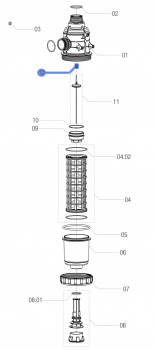 Arag Valve Spring 314400090 for Filter Serie 314+313