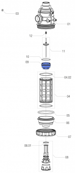 Arag Valve Body 3162400070 for Serie 316