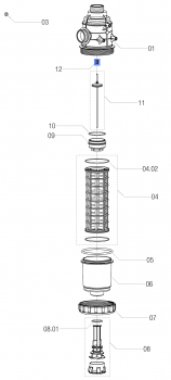 Arag Valve Spring 316400090 for Filter Serie 316