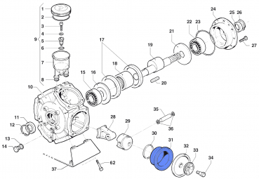 Piston Sleeve 0400007900 for Comet BP 241-281 K