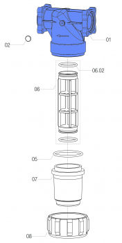 Arag Filter Body Series 322 with 1