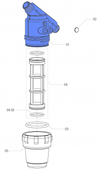Arag Filter Body Series 323 with ½