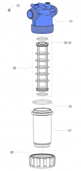 Arag Filter Body Series 326 with thread connection