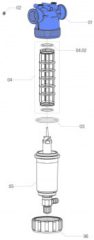 Arag Filter Body Series 328 with thread connection