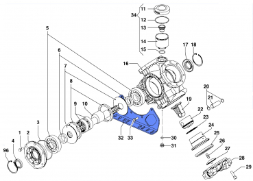 Pump Mounting Bracket 2400009600 for Comet Pumps IDS 1501-1701-2001