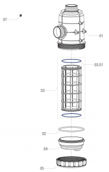 Preview: Arag O-Ring for Filter Insert series 319