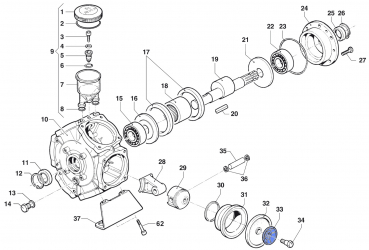 Disc 0602004500 for Comet Pump BP 205 K