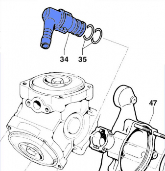 Comet 28030033 Elbow quick coupling