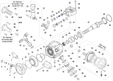 Spring 1802001500 for Comet Pump APS 51-61-71