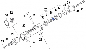 Suction | Delivery Valve 36040009 for Comet Pump APS 145